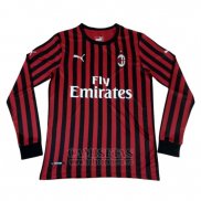 Camiseta AC Milan Primera Manga Larga 2019-2020