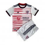 Camiseta Cagliari Calcio Segunda Nino 2021-2022