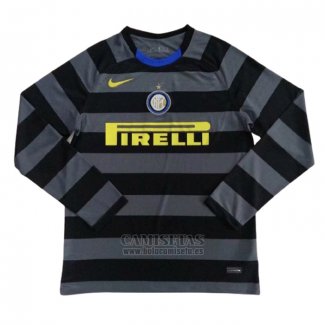 Camiseta Inter Milan Tercera Manga Larga 2020-2021