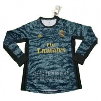 Camiseta Real Madrid Portero Segunda Manga Larga 2019-2020