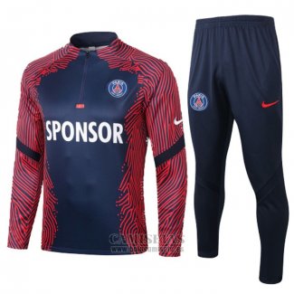 Chandal de Sudadera del Paris Saint-Germain 2020-2021 Azul