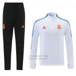 Chandal de Sudadera del Real Madrid 2021-2022 Blanco