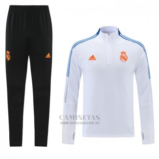 Chandal de Sudadera del Real Madrid 2021-2022 Blanco