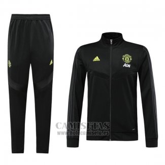 Chandal del Manchester United Nino 2019-2020 Negro