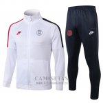 Chandal del Paris Saint-Germain 2019-2020 Blanco