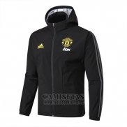 Chaqueta con Capucha del Manchester United 2019-2020 Negro