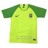 Tailandia Camiseta Brasil Portero 2018 Amarillo