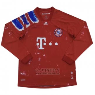 Camiseta Bayern Munich Human Race Manga Larga 2020-2021