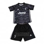Camiseta Juventus Portero Nino 2019-2020 Negro