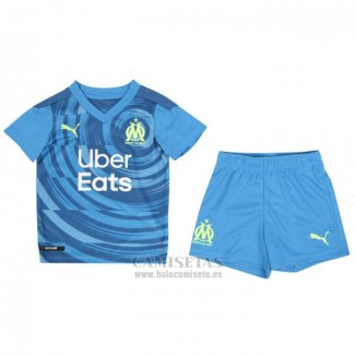 Camiseta Olympique Marsella Tercera Nino 2020-2021