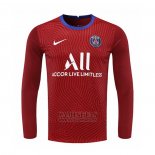 Camiseta Paris Saint-Germain Portero Manga Larga 2020-2021 Rojo