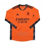 Camiseta Real Madrid Portero Segunda Manga Larga 2020-2021