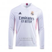 Camiseta Real Madrid Primera Manga Larga 2020-2021
