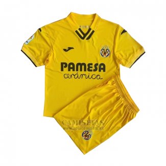 Camiseta Villarreal Primera Nino 2021-2022