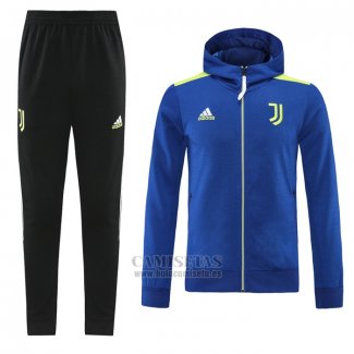 Chandal con Capucha del Juventus 2021-2022 Azul