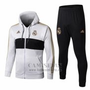 Chandal con Capucha del Real Madrid 2019-2020 Blanco