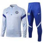 Chandal de Sudadera del Chelsea 2020-21 Azul
