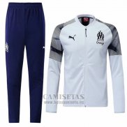 Chandal del Olympique Marsella N98 2019-2020 Blanco