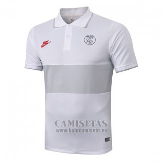 Polo Paris Saint-Germain 2019-2020 Blanco y Gris