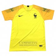 Tailandia Camiseta Francia Portero 2018 Amarillo