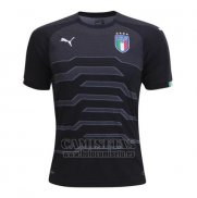 Tailandia Camiseta Italia Portero 2018 Negro