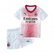 Camiseta AC Milan Segunda Nino 2020-2021