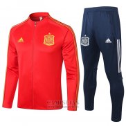 Chandal de Chaqueta del Espana 2020-2021 Rojo