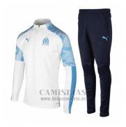 Chandal del Olympique Marsella 2019-2020 Blanco