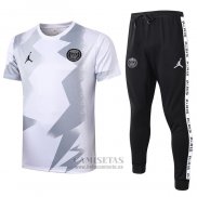 Chandal del Paris Saint-Germain Jordan Manga Corta 2020-2021 Blanco