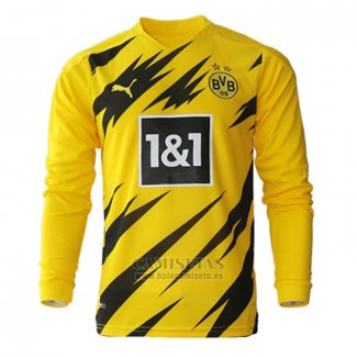 Camiseta Borussia Dortmund Primera Manga Larga 2020-2021