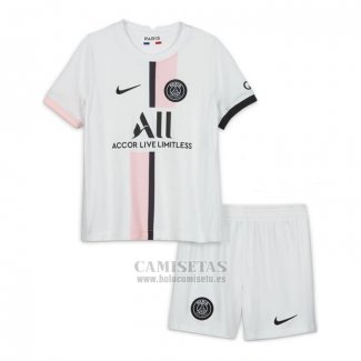 Camiseta Paris Saint-Germain Segunda Nino 2021-2022