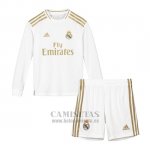 Camiseta Real Madrid Primera Manga Larga Nino 2019-2020