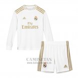 Camiseta Real Madrid Primera Manga Larga Nino 2019-2020