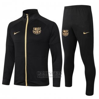 Chandal de Chaqueta del Barcelona 2020-2021 Negro