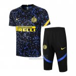 Chandal del Inter Milan Manga Corta 2020-2021 Azul  Chandal del Inter Milan Manga Corta 2020-2021 Azul