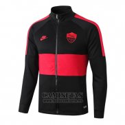 Chaqueta del Roma 2019-2020 Negro y Rojo