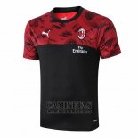 Entrenamiento AC Milan 2019-2020 Negro y Rojo
