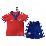 Camiseta Chile Primera Nino 2021-2022