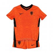 Camiseta Holanda Primera Nino 2020-2021