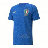 Camiseta Italia European Champions 2020 Azul Tailandia Tailandia