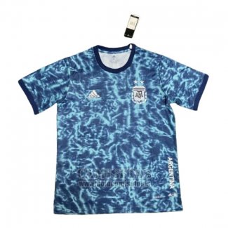 Camiseta Pre Partido del Argentina 2020 Azul