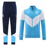 Chandal de Chaqueta del Olympique Marsella 202021-2022 Azul