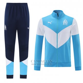 Chandal de Chaqueta del Olympique Marsella 202021-2022 Azul