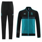 Chandal de Chaqueta del Real Madrid 2021-2022 Azul y Negro