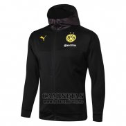 Chaqueta con Capucha del Borussia Dortmund 2019-2020 Negro