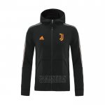 Chaqueta con Capucha del Juventus 2020-2021 Negro