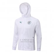 Chaqueta con Capucha del Manchester City 2021-2022 Blanco