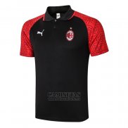 Polo AC Milan 2020-2021 Negro