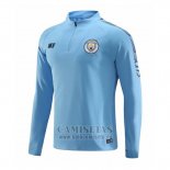 Sudadera del Manchester City 2019-2020 Azul Claro