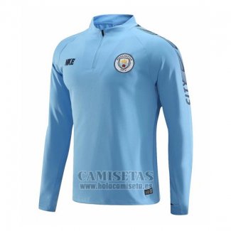 Sudadera del Manchester City 2019-2020 Azul Claro